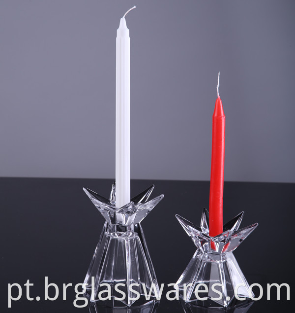 Set of 2 Unique Shine Star Candlestick Holder